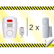 Lorex Topcraft Alarm Tek Kumandalı + 2adet 4444c Pencere Alarm