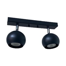 Rsylight Metal Modern Spor Siyah Mafsallı Led Spot Avize Günışığı Ampullü