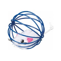 Trixie 4115 6 CM Telli Top İçinde Peluş Fare Kedi Oyuncak Çok Renkli