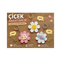 Urartu 3d Çiçek Anahtarlıklar Tamamen Kişiselleştirilebilir Model:hbcv0000ghqjfa