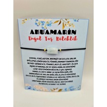Gümüştel El Sanatları Sertifikalı Doğal Taş Akumarin Taşı Bileklik Çok Renkli