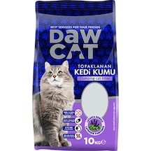 Dawcat Lavanta Kokulu Topaklaşan İnce Bentonit Kedi Kumu 10 KG