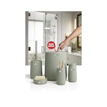 Okyanus Home Nida Yeşil 5'li Banyo Seti Yeşil