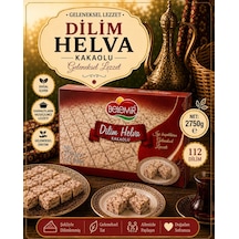 Sabıroğlu Kakaolu Dilim Helva Kutu 2750 G Sabıroğlu Kakaolu Dilim Helva Kutu 2750 G