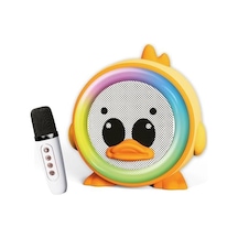 20w 2400 Mah Karaoke Mikrofonlu Ledli Bluetooth Hoparlör Bts-250