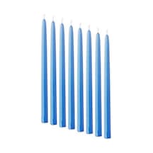 10 Adet Blue Candlestıck Mavi Şamdan Mumu Mavi Mum Parlak Mavi Şamdan Mumu Masa Mumu Mavi Kalın Uzun Mum Renkli