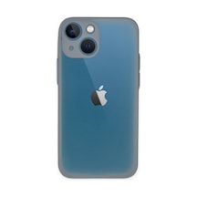 Apple iPhone  Uyumlu,  15 Plus Kılıf Montreal Silikon Kapak - Gri
