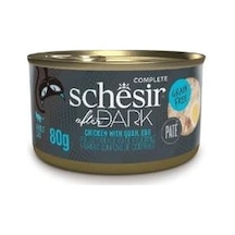 Schesir After Dark Ezme Tavuklu ve Bıldırcın Yumurtalı Yetişkin Kedi Konservesi 80 G