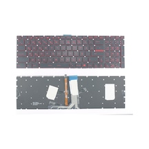 MSI Uyumlu Gs60, Gs70, Gt72, Gf62, Gs73, Ge63, Gp62 Klavye Kırmızı Ledli