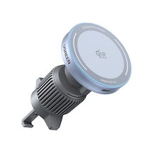 Ugreen Magflow 25w Qi2 Manyetik Kablosuz Araç İçi Hızlı Şarj Cihazı, Magsafe Uyumlu, Gümüş, 55967