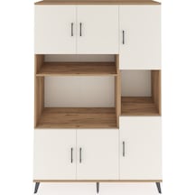 Hyperion Dolap 9 Raflı 6 Kapaklı 132x44x195 Çam-aytaşı/çam Aytası/atlas Çam
