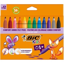 Bic Keçeli Kalem Comfort Jumbo 12 Renk 517250