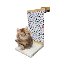 Peluş Basamaklı Kumaş Kedi Köprüsü Raf Duvar Kedi Yolu Parkur 135