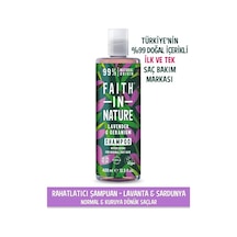 Faith in Nature %99 Doğal Şampuan Lavanta & Sardunya Normal & Kuruya Dönük Saçlar İçin 400 ML