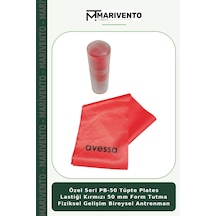 Özel Seri Pb-50 Tüpte Plates Lastiği Kırmızı 50 Mm Form Tutma Fiziksel Gelişim Bireysel Antrenman