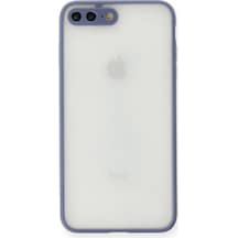 Apple Uyumlu iPhone 7 Plus Kılıf Montreal Silikon Kapak Gri,