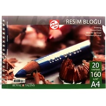 Spiralli Çizim Bloğu 160 Gr A4 15 Yaprak Renksiz