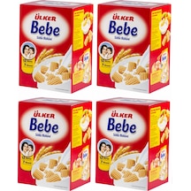 Ülker Bebe Bisküvisi 800gr 12 Vitaminli Kutu 4 Lü Set