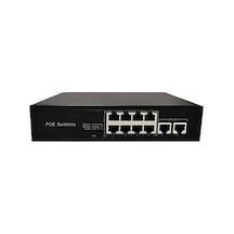 Videopark Vıdeopark Vp-8p-2up 8 Port 10/100m Poe + 2 Port 100m Uplink 120w Poe Swıtch Dahili Power