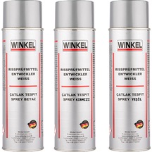 Winkel Çatlak Tespit Kontrol Spreyi Kırmızı Beyaz Yeşil 3 Lü Set