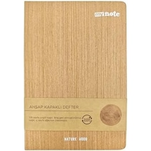 A5 Ahşap Kağıt Kaplı Defter 103 Ivory