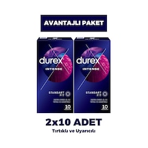 Durex Intense Prezervatif 10'lu 2 Adet