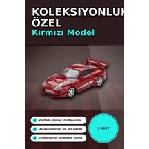 Diecast 1/64 Veilside Combat V-ı Toyota Supra Kırmızı Model Araba - Tekli Kutu Bx-313405