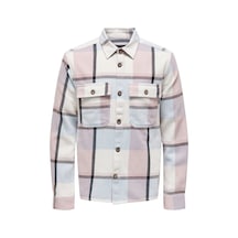 Only & Sons Erkek Önü Cepli Oduncu Gömlek 22025473 Açık Mavi