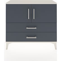 Arges Şifonyer 2 Raflı 2 Çekmeceli 2 Kapaklı 88x30x80 Aytaşı-... Aytaşı