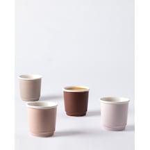 Madame Coco Kalre 4'lü Espresso Seti - Renkli - 90 Ml 8684427293423 Çok Renkli