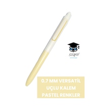 0.7 Mm Versatil Uçlu Kalem Pastel Renkler Amerika Markası Writech Üretimi Sarı