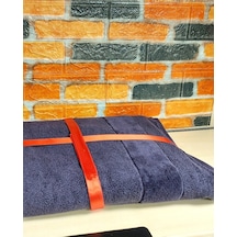 Özdilek Svv Border Büyük Boy Banyo Havlusu 89x173 - Dark Plum K.mürdüm Mürdüm