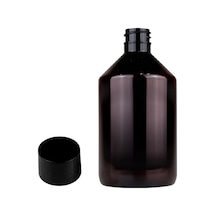 250ml Pet Kahverengi Düz Kapaklı Şişe, 24 Adet, Plastik Şişe, Esans Şişesi, Medikal Şişe, Kozmetik Şişe, Ecza Şişesi Kahverengi