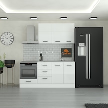 190 Cm Mutfak Dolabı Mdf Kapak Tezgah Dahil Yrkn190 97 Beyaz