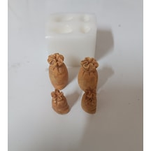 Dörtlü Mini Çuval Silikon Kalıp S918