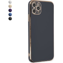 Apple Uyumlu iPhone 11 Pro Max Kılıf Luxury Seri Kamera Korumalı Silikon Kapak