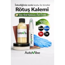 Toyota Rötuş Boya Kalemi Seti 3t3 Barselona Kırmızı Pasta Cila Hızlı Cila Zımpara Set