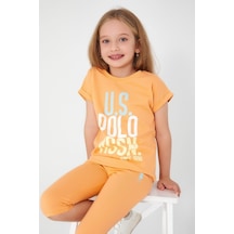 U.S. Polo Assn Dark Kahve Kız Çocuk Kapri Takım