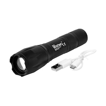 Uzun Menzilli El Feneri Powerbank Özellikli Şarjlı Güçlü Led Aydınlatma Wt-039 Çok Renkli