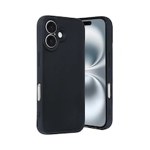 Apple Uyumlu iPhone 16 Uyumlu Kılıf Aras Deri Kapak - Siyah