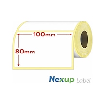 100x80 Mm Termal Etiket, Barkod/adres/kargo Termal Etiketleri, Ve Diğer Yazıcılarla Uyumlu