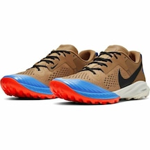 Nike Air Zoom Terra Kiger 5 Erkek Spor Ayakkabı Açık Kahve - Beyaz Kahverengi - Mavi