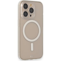 Apple iPhone Uyumlu  14 Pro Kılıf Grand Magneticsafe Kapak -  Şeffaf