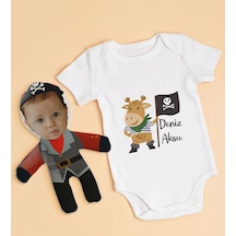 Bitmeyenkartus Bk Kids Kişiye Özel Fotoğraflı Bebek Yastık Ve Bebek Body Zıbın H (550906248) Çok Renkli