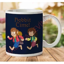 1-1454 Hobbit Time Lord Of The Rings İki Tarafı Baskılı Kupa Bardak.jpg