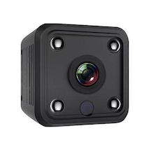 Mini , Gizli Wifi Gözetim Kamerası, Kablosuz Tam Hd 1080p 4k Siyah