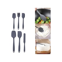 Mey İthalat Silikon Spatula Ve Fırça Seti Çok Renkli