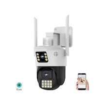 Radex Rx-23aı Smart Güvenlik Kamerası 2 Kameralı 3+3mp Wi-fi Ptz Renkli Gece Görüş