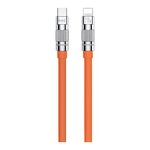 Wekome WDC-187 1 M Type-C-Lightning Pd 20 W Hızlı Şarj Kablosu Turuncu