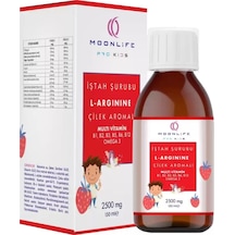 Moon Life L-Arginine Multivitamin Omega 3 İştah Şurubu Çilek Arom